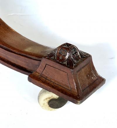 An English Burr Walnut and Marquetry Tilt top Breakfast Center Table