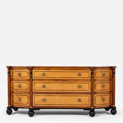 An English Lacewood Commode circa 1850