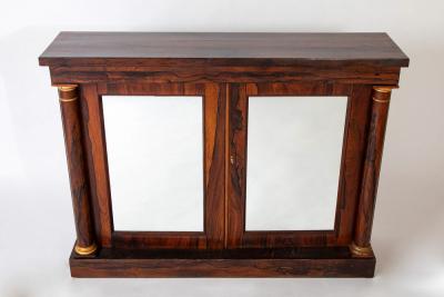 An English Regency Credenza of Brazilian Rosewood