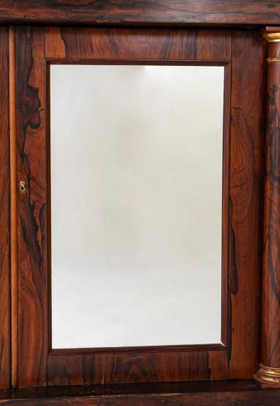 An English Regency Credenza of Brazilian Rosewood