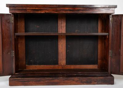 An English Regency Credenza of Brazilian Rosewood