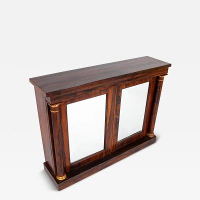 An English Regency Credenza of Brazilian Rosewood