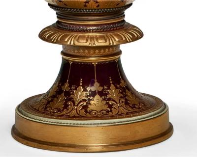 An Exceptional Berlin KPM Iridescent Jeweled Porcelain Vase The Spring Dance 