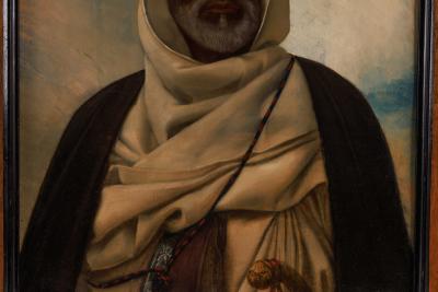 An Exceptional Quality Orientalist Portrait of A Moorish Chief 19th Century
