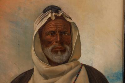 An Exceptional Quality Orientalist Portrait of A Moorish Chief 19th Century