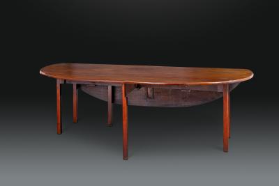 An Extremely Large and Fine Irish Drop Leaf Table c 1765