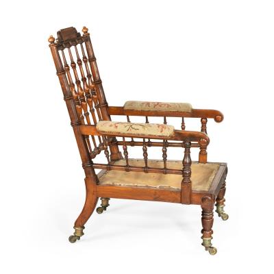 An HMS Bellerophon oak armchair 1805