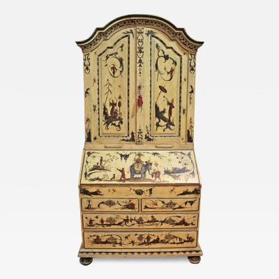 An Incomparable 18th Century Venetian Chinoiserie Secretaire