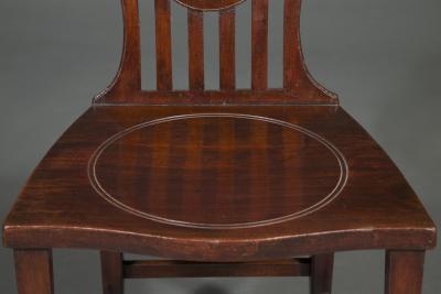 An Interesting and historically significant Pair of Mahogany Side Chairs