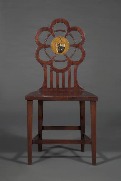 An Interesting and historically significant Pair of Mahogany Side Chairs