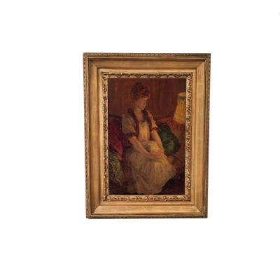 An Interior by Alfred Jonnia circa 1921