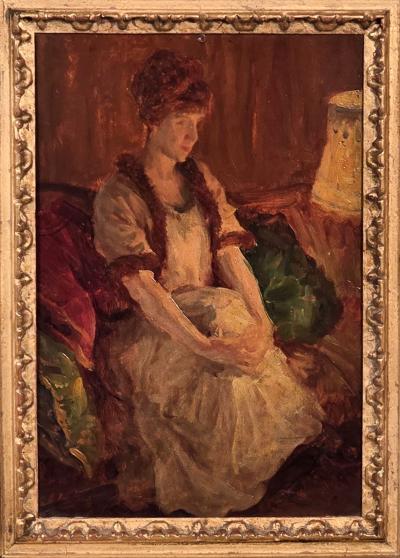 An Interior by Alfred Jonnia circa 1921