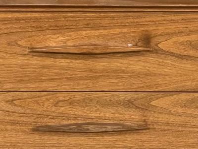 An Irish Mid Century Modern Breakfront China Cabinet Showcase Display Unit