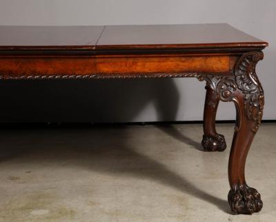 An Irish Walnut Extending Dining Table Mid 19th Century