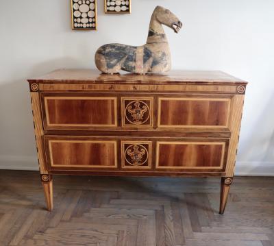 An Italian 18th Century Marquetry Commode circa 1780