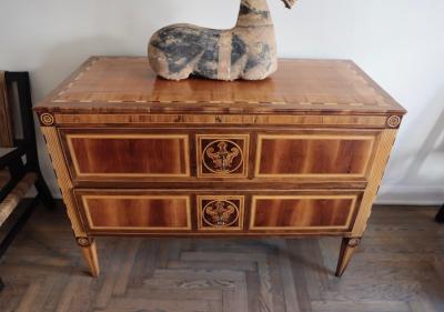 An Italian 18th Century Marquetry Commode circa 1780