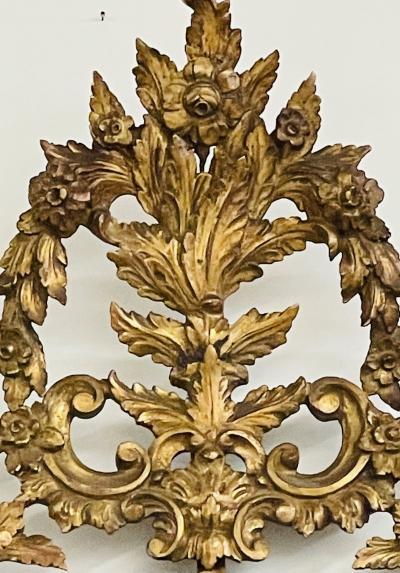 An Italian Gilt Wood Wall Console or Pier Mirror