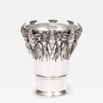 An Italian Lobster Nautical Champagne Wine Cooler by Giovanni Patrini