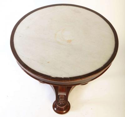 An Italian Mahogany Gueridon Center Table