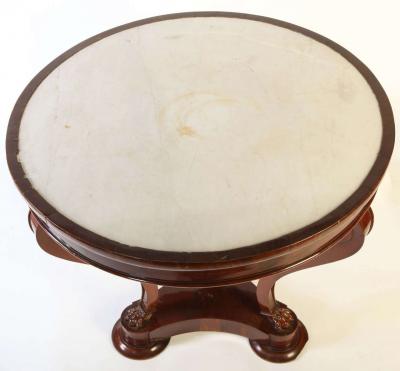 An Italian Mahogany Gueridon Center Table