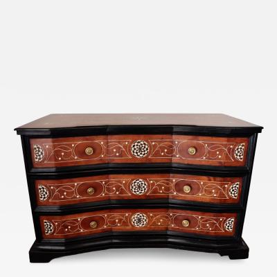 An Italian Walnut Marquetry Chest of Drawers circa 1690