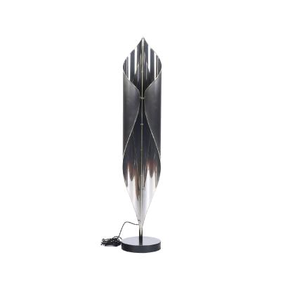 An Italian floor lamp in chrome and steel Circa 1970s