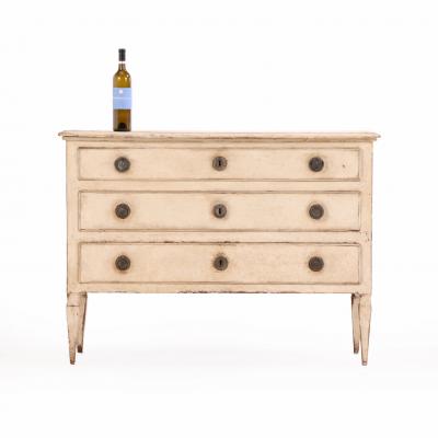 An Italian painted Commode Late 19th C 