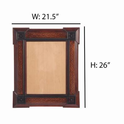 An Italian walnut mirror or picture frame C 1920 