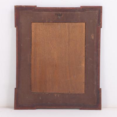 An Italian walnut mirror or picture frame C 1920 