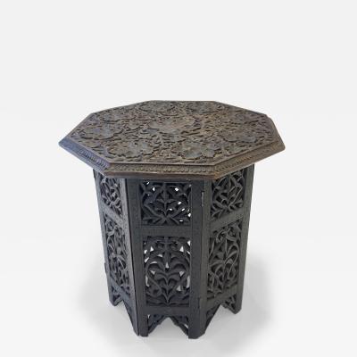 An Octagonal Anglo Indian Table