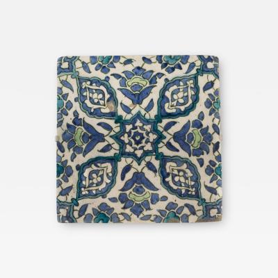 An Ottoman Empire Damascus square tile late 16th century