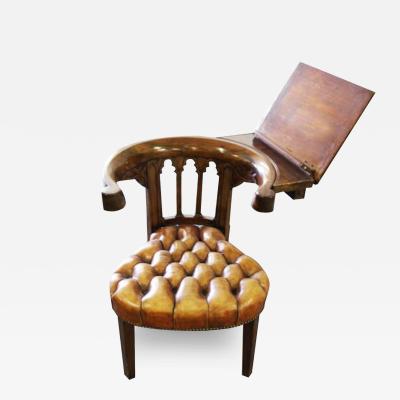 An Unusual 19th Century English Reading Chair