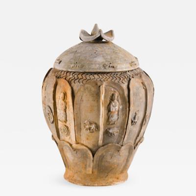 An Unusual Buddhist Offering Jar