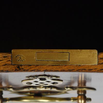 An Unusual Early 20th Century George I Style Free Standing Pedestal Desk