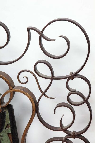 An Unusual French Art Deco Figural Fire Screen