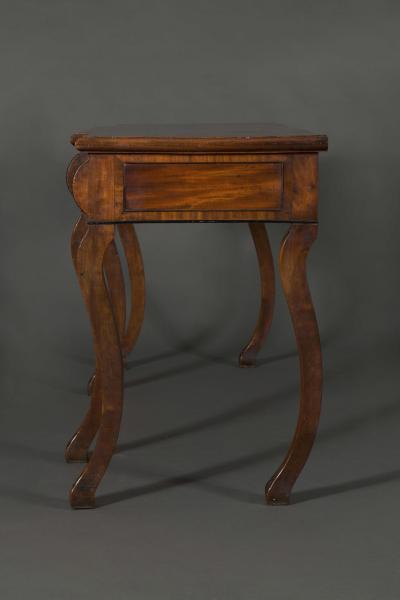 An Unusual Regency Mahogany Breakfront Side or Serving Table