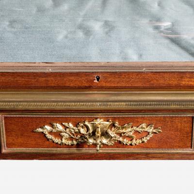 An attractive and unusual Napoleon III mahogany display table