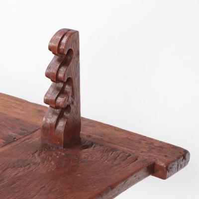 An early 19th century Indonesian Coffee Table Sewing Table solid teak