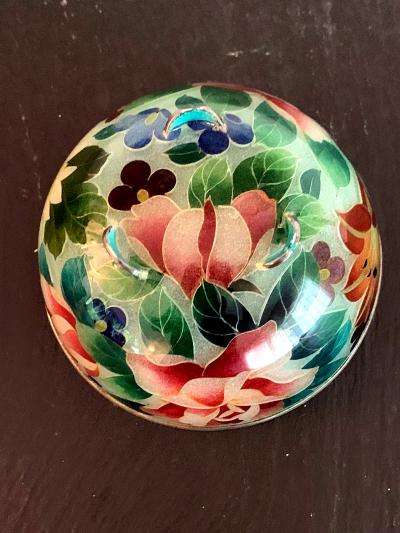 An early Japanese Plique a jour bowl from Nagoya