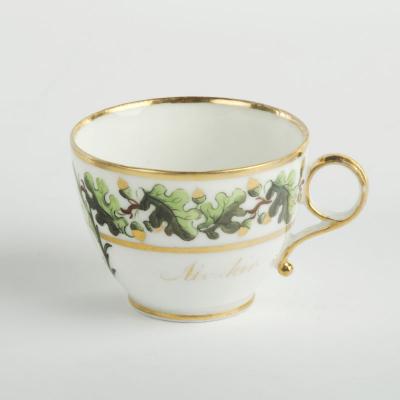 An important porcelain cup saucer from Admiral Lord Nelson s Baltic Service 