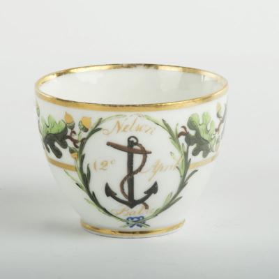 An important porcelain cup saucer from Admiral Lord Nelson s Baltic Service 