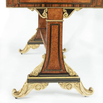 An outstanding and important Regency writing table by William Jamar
