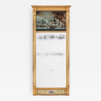 An unusual Nelson commemorative mirror c1815