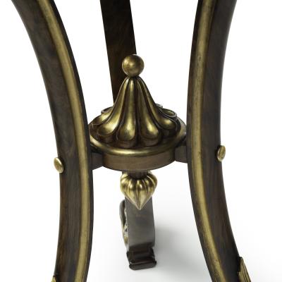 An unusual slate topped parcel gilt walnut table by William Turner Son