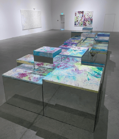 Ana D Castro Symbiosis series Seating on a cloud in paradise 2021