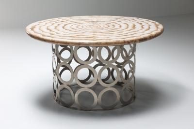 Anacleto Spazzapan Eclectic Round Dining Table by Anacleto Spazzapan 2000s