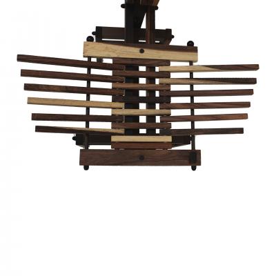 Anacleto Spazzapan Italian Sculptural Wooden Chairs Sono by Anacleto Spazzapan 1980s Set of Two