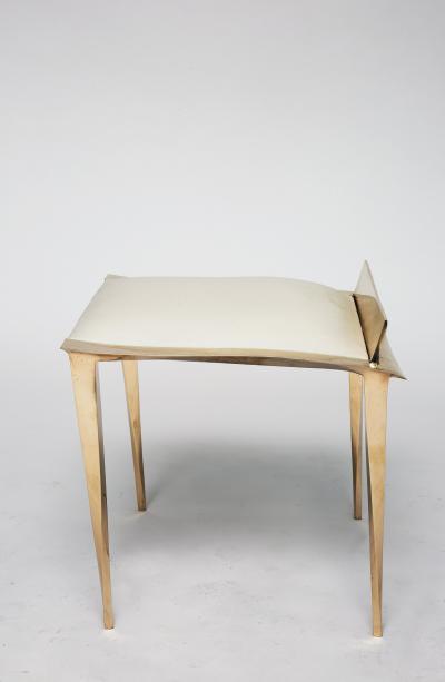 Anasthasia Millot Bronze Stool by Anasthasia Millot