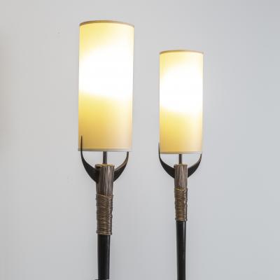Anasthasia Millot Floor lamp in textured bronze