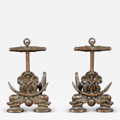 Anchor Andirons